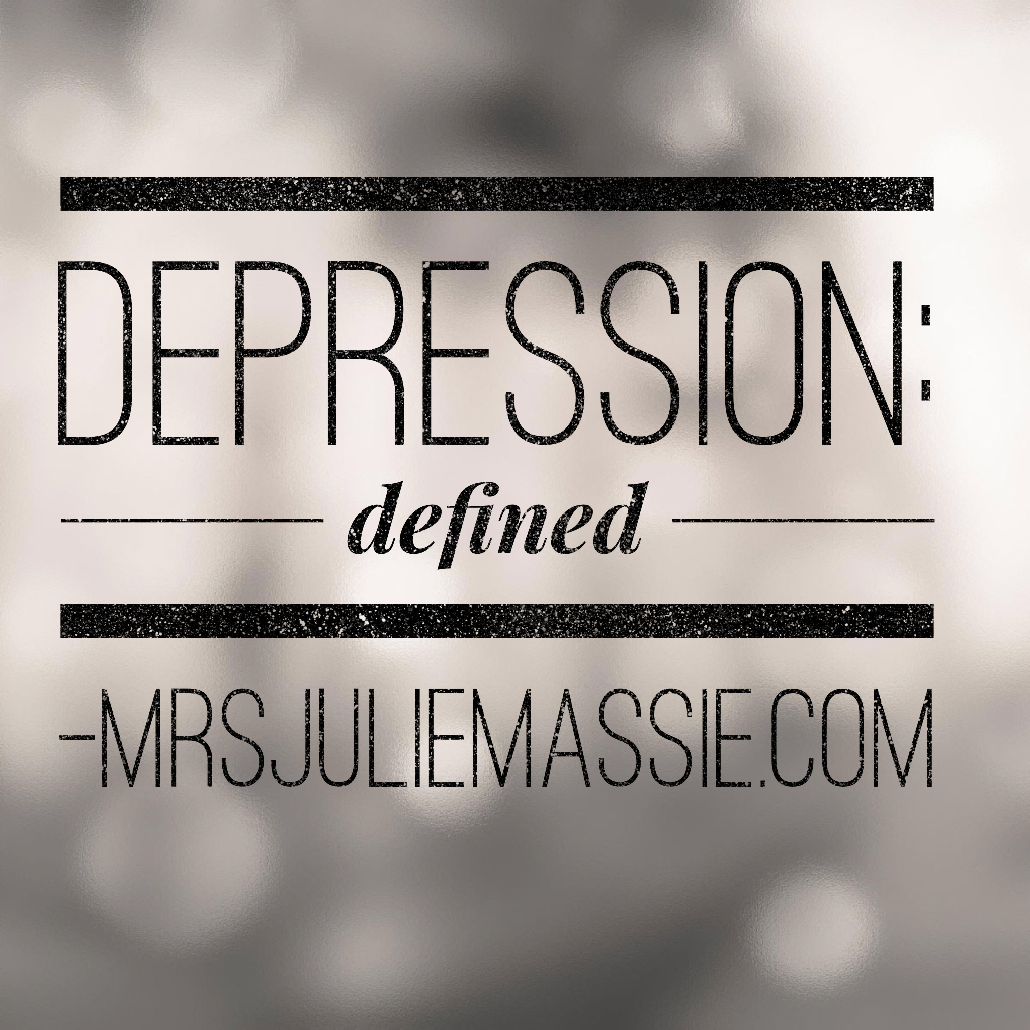 Depression: Defined